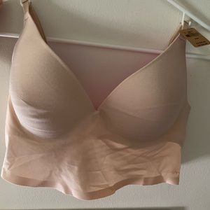 NWT PINK Victoria Secret wireless push up bra